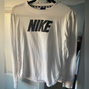 Nike white long sleeve